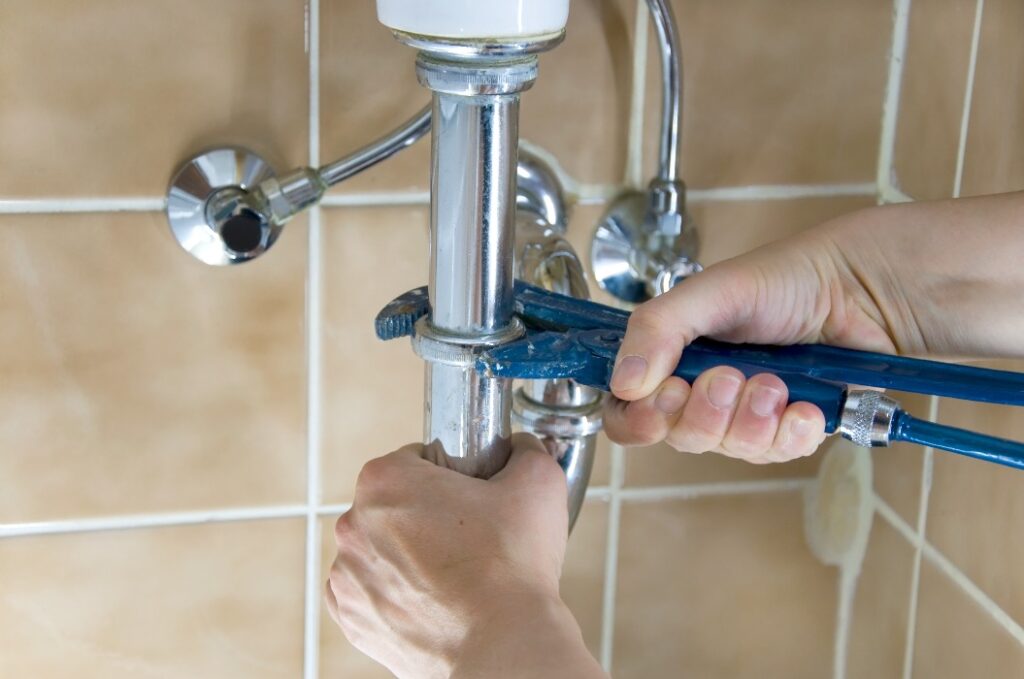 Klempner Waschbecken